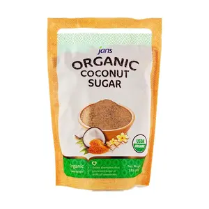 JANS Organic Coconut Sugar 16oz - Low Glycemic Sweetener for Baking, Desserts & Coffee - Gluten-Free Coconut Blossom Sugar Natural Honey Flavor