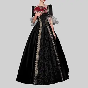 European and American retro medieval renaissance Victorian court new dress stage play clothing