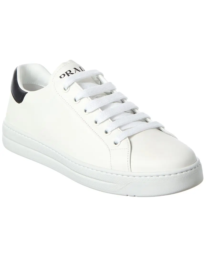 Prada Logo Leather Sneaker