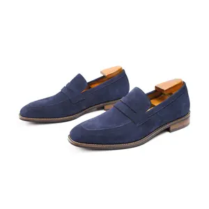 Driver Shoes Loafers Everyday Slip-on Loafers - Men's Driver Shoes for Office Casual loafers men Blue Footwear