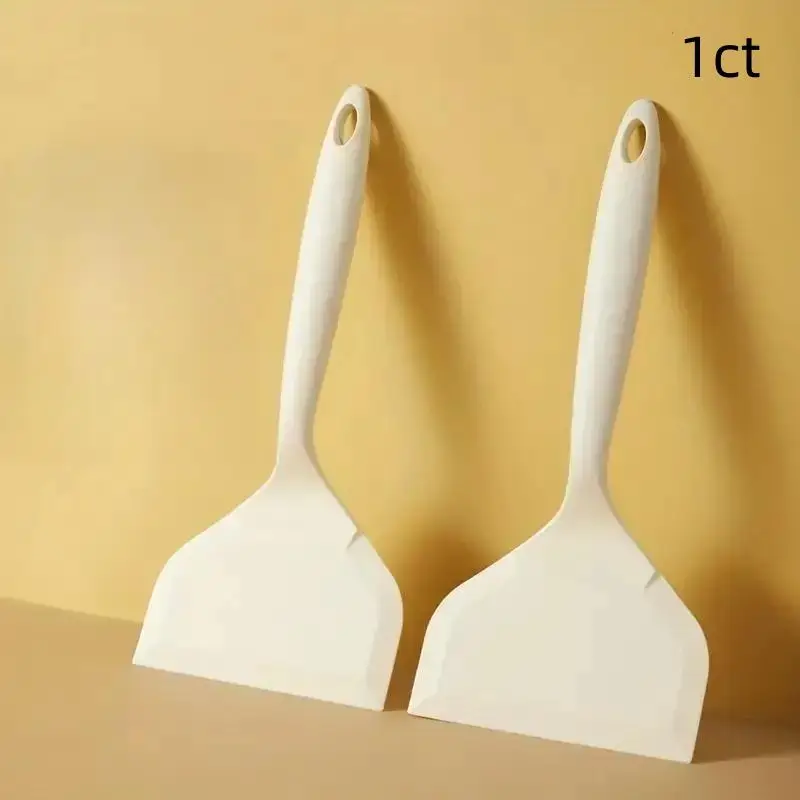 Silicone Spatula, Durable Heat Resistant Non-stick Cooking Shovel, Cooking Tool for Eggs, Pancakes, Omelette, Steak