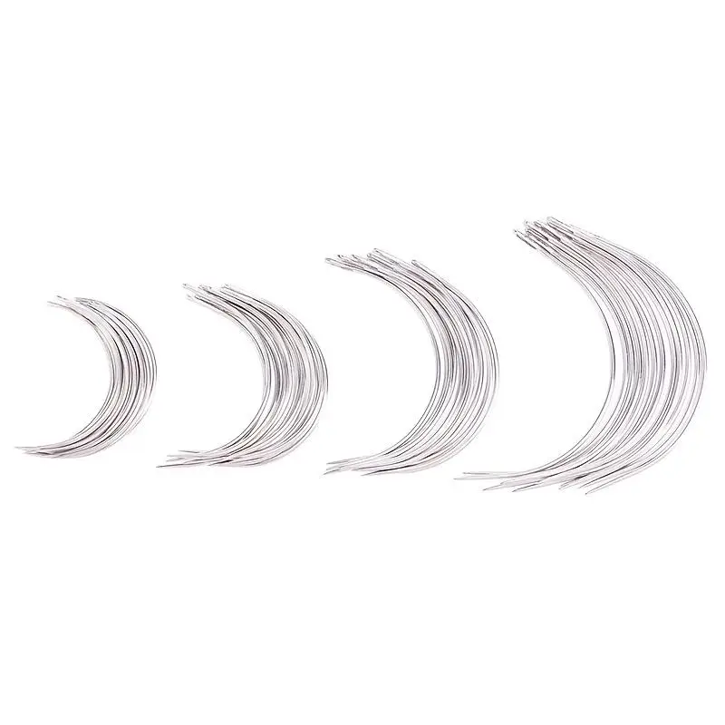 Curved Needle, 4/20pcs Mixed Size Curved Sewing Needle, Mini Multi-purpose Hand Sewing Needle, Sewing Supplies for Home Use