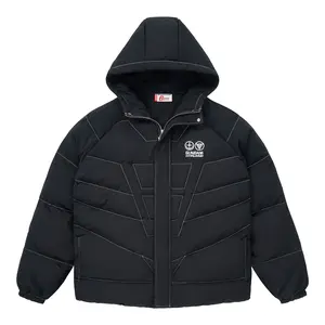 GUNDAM RX-78-2 MONO PUFFER JACKET (BLACK)