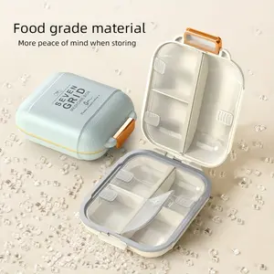 One Piece of a Large Capacity 7-Day Pill Organizer That Is Dust And Moisture Resistant, Perfect for Transporting Medications When Outdoors, Supplement Organizer