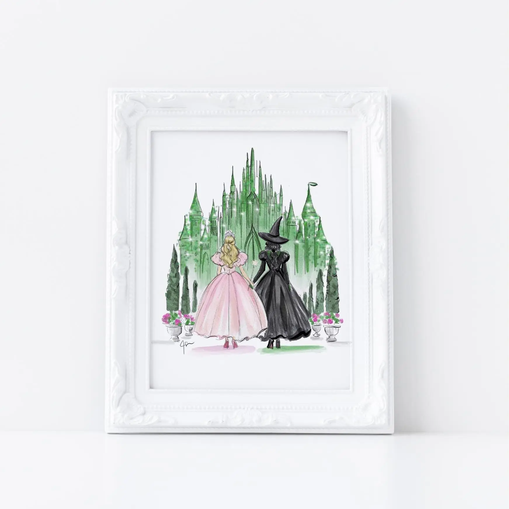 Wicked Movie Posters, Wizard of Oz Home Decor, Emerald City Art, Poster Art Print