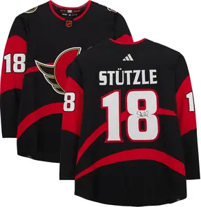 Tim Stutzle Ottawa Senators Autographed 2022-23 Reverse Retro Adidas Authentic Jersey - Fanatics Authentic Certified