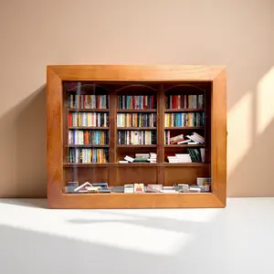 Original Anxiety Bookshelf with 260+ Mini Books – Relieve Stress, Boost Focus, Fun and Relaxing Activity, Ideal Gift for Book Enthusiasts