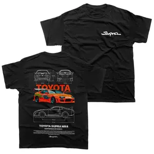 MK4 Supra Graphic T-Shirt Car Enthusiast Streetwear
