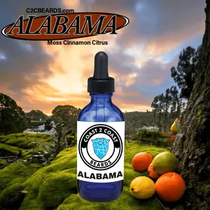 Coast 2 Coast Beards Alabama Beard Oil - Best Oil for Your Beard - Enhances Beard Growth and Health - Natural Ingredients - Made in USA