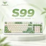 [Restock]AULA S99 Key Keyboard, Tri-Mode Bluetooth/2.4GHz/USB-C Cute Creamy Gaming Keyboard with Number Pad RGB Backlit, Media Knob Custom for MAC Xbox PC Gamer Valentine's Day gift S99 Keyboard Fixed Keycaps & Switches (Non-Replaceable)