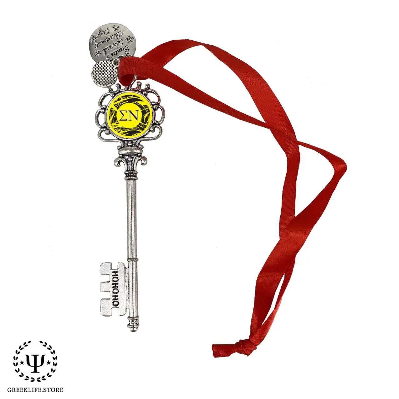 Sigma Nu Christmas Ornament Santa Magic Key