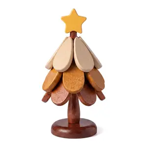Wooden one tree coaster Solid wood home desktop decoration Dishes and dishes Insulation mat Water cup Drink placemat festival display Festival gift