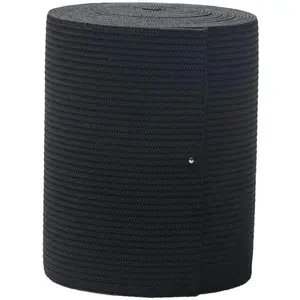 3-inch Wide Black Heavy Knit Stretch Elastic Band 3 Yards Sewing Knit Elastic Spool