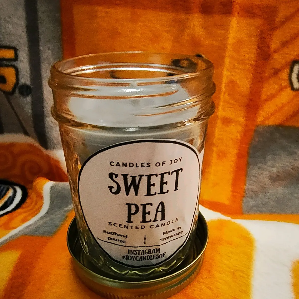 Sweet Pea Candle for Home Decor and Ornaments Decoration Freshener Aroma Fragrance Scent Scented Perfume