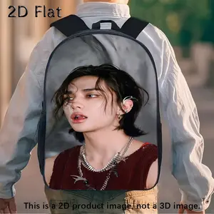 3pcs Hyunjin Three-piece backpack, large capacity travel backpack, lightweight sports backpack set, suitable for travel camping, daily commuter bag, perfect birthday gift
