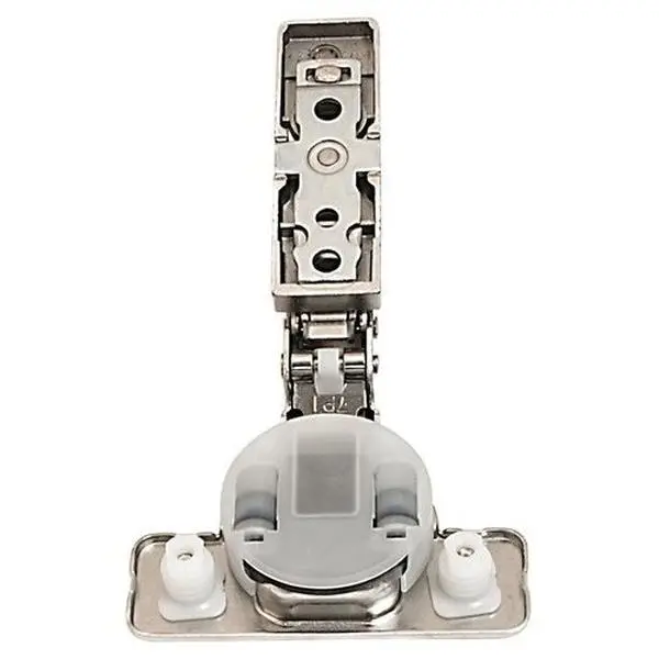 Door Hinges, 105-Deg Inset Overlay Switch Logica Mounting Hinges - Nickel Plated, 3-6 mm Tab, 45/9.5 mm, Adjustable Soft-Close Mechanism, Decelerating Effect Adjustment