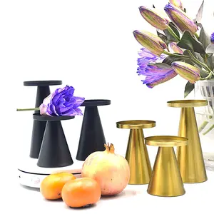 3 Piece Luxury Iron Table Candle Holder Set, Wedding Candle Stand, Home Decor, Scented Candle Holder, Elegant Dining Room Accessory, Home Accessories