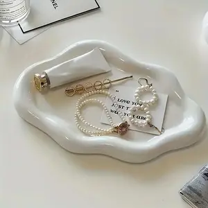 Modern jewelry storage tray, elegant necklace, bracelet, earring display stand, durable dressing table organizer - perfect gift for men and women, suitable for Christmas, birthdays, weddings, Valentine's Day, dressing table