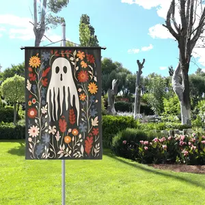 Halloween Garden flag - Decor Halloween flag - For Yard Spooky Halloween Garden flag - and House Banner Halloween Home Decor BOO Funny flag
