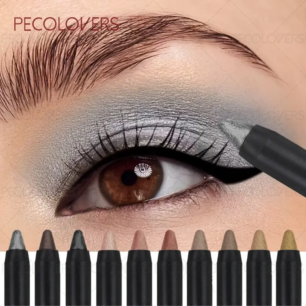 1PC Metal Double Head Eyeshadow Sticks - Soft, Waterproof and Long-lasting, Matte and Glitter Tones, Easy To Apply, Double Ended Eyeshadow