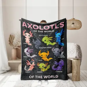 1 piece of World Blunt Salter Collection Hexagon Pattern Printed Flannel Blanket Suitable for multiple occasions such as sofa, bedroom travel, soft skin-friendly cover blanket, bed blanket, soft and cute exclusive for biological control