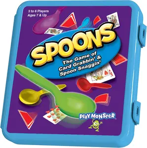 Spoons Game, Deck of Cards, Fun Family Games for Kids and Adults, Playing Cards