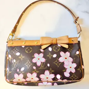 Pre-owned Louis Vuitton FINAL SALE Clutches & Wristlets X Takashi Murakami Monogram Cherry Blossom Pochette