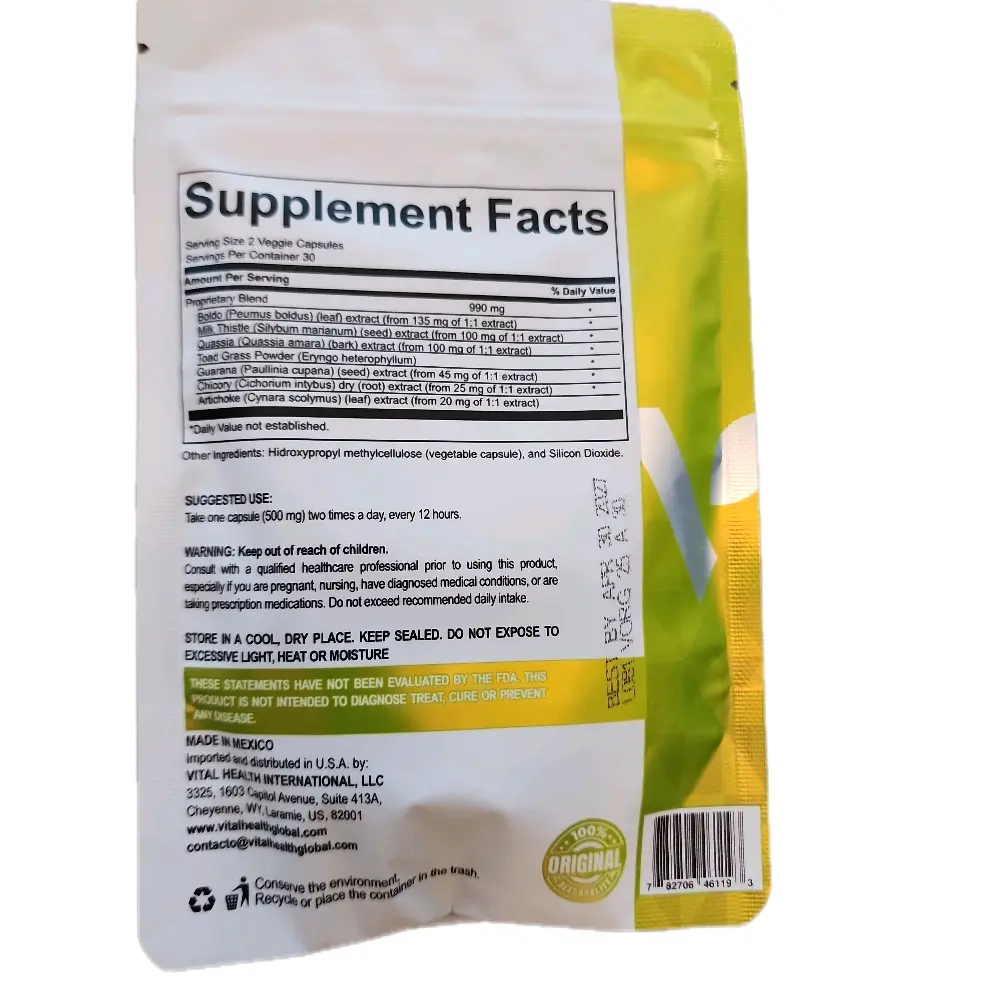 Vital Health V-Organex Premium Blend with Organic Boldo Milk