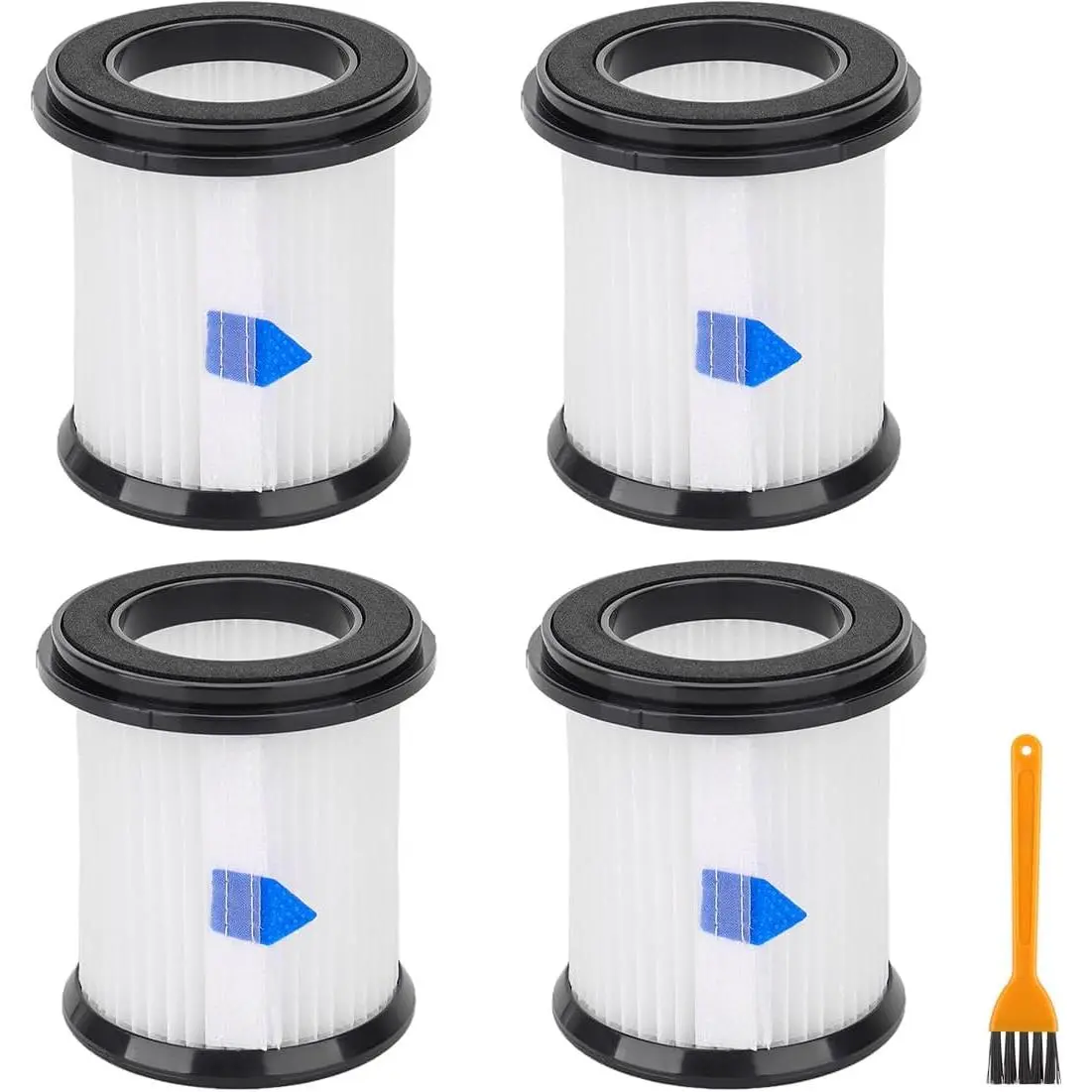 Vacuum Filters Replacement for INSE N5S N5T S6T S6P Pro S610/TMA T120 T121 T151 T150 T220 T210 T181 T180 T220 Cordless Vacuum Cleaner - 4Pack HEPA Filter with Mesh Filter