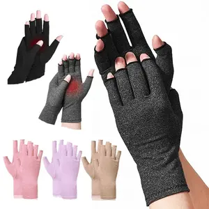 5 Pairs Arthritis Compression Gloves Fingerless Pain Relief 5 Pairs Arthritis Compression Gloves Fingerless Pain Relief