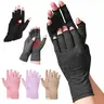 Men’s & Women’s Fingerless Compression Joint Support Sports Gloves Set - 5 Pairs with Wrist Support for Arthritic Hands Pain Relief, Ideal for Garden Use, Christmas Gifts