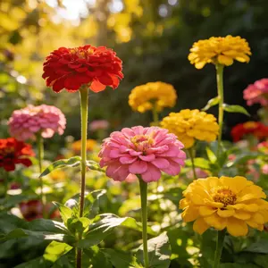 Home Gardening Zinnia Seeds – Easy to Grow, Beginner Friendly, Bright Colorful Flowers for Patio, Garden, and Flower Beds