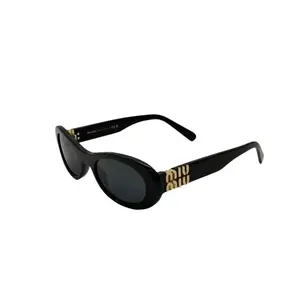 Pre-owned Miu Miu Oval Sunglasses 50mm