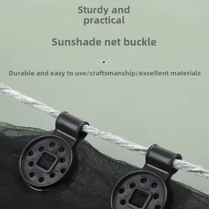 100pcs Heavy Duty Lock Grip Plastic Clips - Secure Greenhouse Shade Cloth & Tarp Fixation Clamps for Outdoor Garden Netting and Fence Fabric Stability