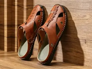 Summer Must-Have! Comfy 2-in-1 Leather Sandals