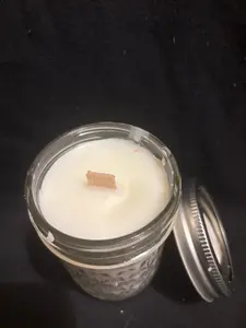 Rosemary Candle - Natural Fragrance with Thick Rosemary Scent - Ideal for Home Decoration