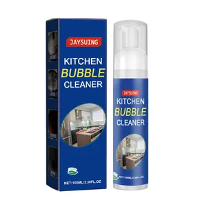 Jaysuing Kitchen Cleaning Foaming Agent Kitchen Stove Heavy Oil Stain Cleaning Kitchenware Stain Removal Dirt Rust Removal Cleaner Household Spray