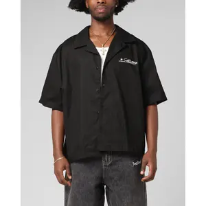 Loiter Daytona Button Up Shirt Black