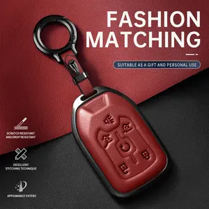 For Chevrolet Key Cover Car 2017-2021 Silverado Suburban Tahoe GMC Acadia Sierra Terrain Key Case Truck chevy 1500 accessories