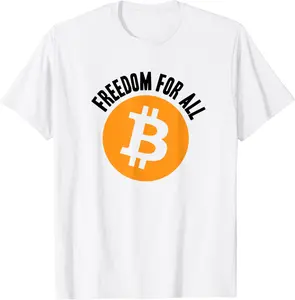 Bitcoin BTC Financial Freedom For All - BTC Bitcoin Gear T-Shirt - Nestorporas Shop 25B09XZYHYS9