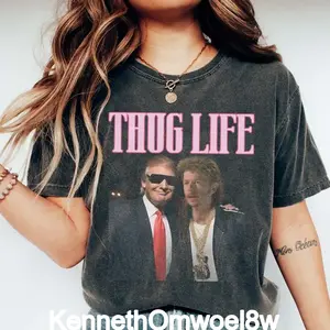Trum and Joe Dirt Thug Life shirt,  Gangter Unisex shirt