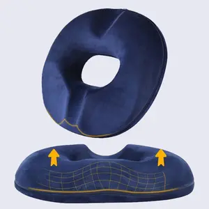 Memory Foam Seat Back with Lumbar Support, Suitable for Pregnant and Postpartum Women, Hemorrhoid Correction Cushion, Office Chair