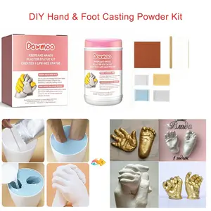 Dowmoon Couples Baby/Toddler Hand & Foot Models – Pink, DIY Handmade Craft Gift
