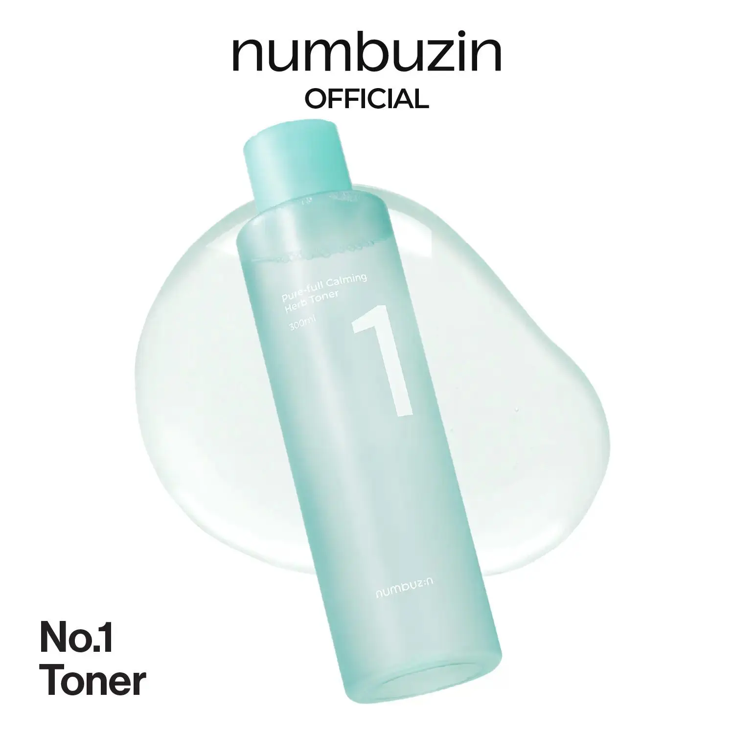 [numbuzin official shop] No.1 Toner | Pure-Full Calming Herb Toner |  | Breakouts, Redness, Excess Oil Control | Centella Asiatica, Heartleaf, Licorice Root | Acne-Prone, Sensitive Skin | 10.14 fl. oz.