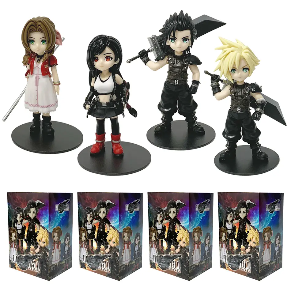 Anime Action Figures - 11-12cm Fantasy Game Remake Peripherals, Collectible Desk Decor Toys for Anime Enthusiasts, Anime Action Figure