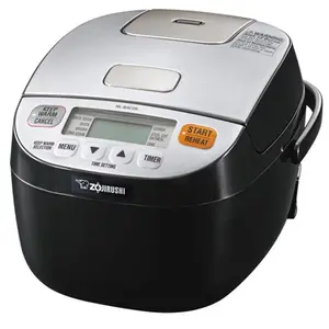 Zojirushi NLBAC05 Micom Black & Silver 3 Cup Rice Cooker & Warmer