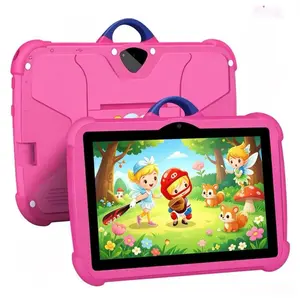 2026 New Model,7-inch student Android WiFi tablet, 1 unit 1+16G learning tablet, with anti-drop protective case, educational tablet with parental controls, for learning games and leisure, learning and entertainment tablet