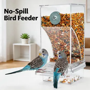 Bird Feeder, Transparent Hanging Feeder, Outdoor Hanging Bird Feeder, Floating Birdhouse, Pet Supplies & Porch Decor birdfeeder birdfeeding birdlovers birdsoftiktok birdfeeder birdfeeding birdlovers birdsoftiktok No-Spill Bird Feeder