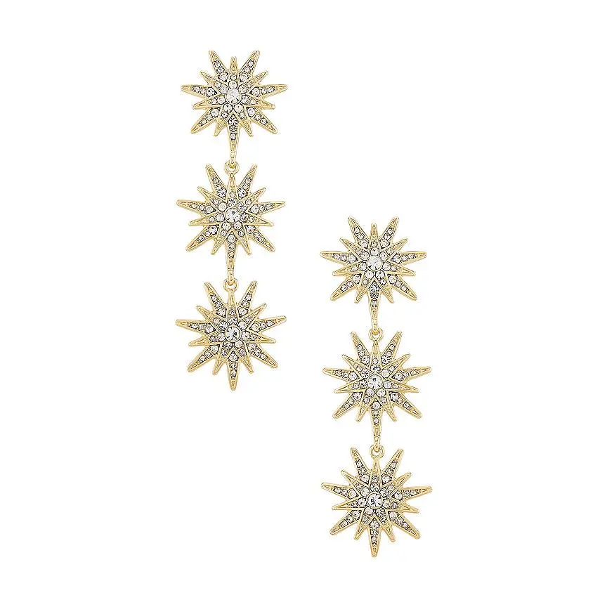 BaubleBar Callisto Drop Earrings in Gold