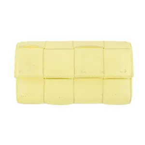 Pre-owned Bottega Veneta Leather small leather goods Inrecciato Cassette Wallet #5169